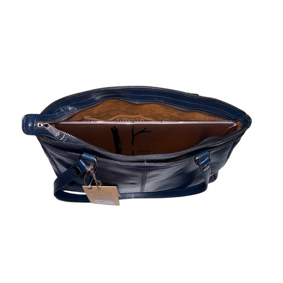 Patricia Nash (NWT) Poppy Genuine Italian Leather, Tote/Lap Top Bag - Picture 8 of 11
